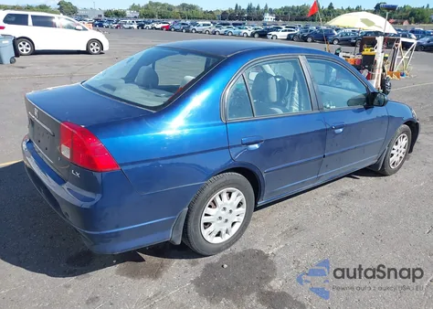2004 Honda Civic Lx из США, поврежденный, VIN 2HGES15544H622758